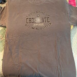 Crazy Shirt Chocolate Dyed T shirt women’s XL